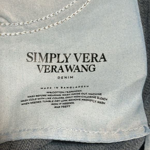 Vera Wang Cropped Jeans Women’s Size 16 - Picture 7 of 7